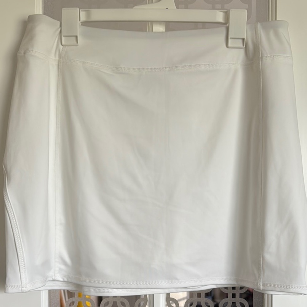 Tangerine White Tennis Style Skort -XXL